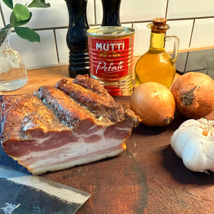 Köttbutikens egenrökta bacon – hantverksmässigt rökt 1,5 kg