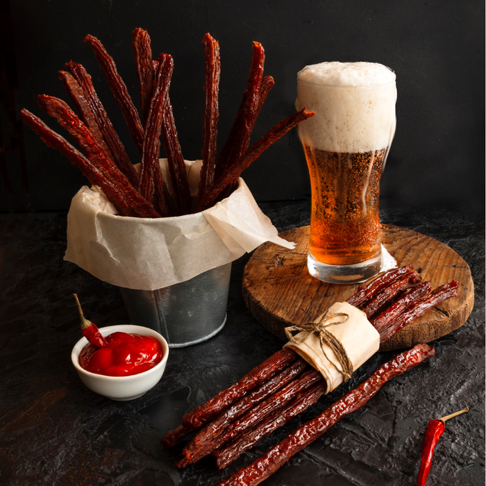 Ølpølse - håndværkspølse fra Luleå 1 kg