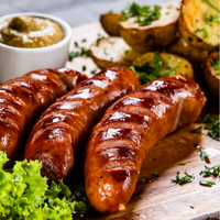 Grillkorv Västerbottensost & jalapenjo - hantverkskorv från Luleå