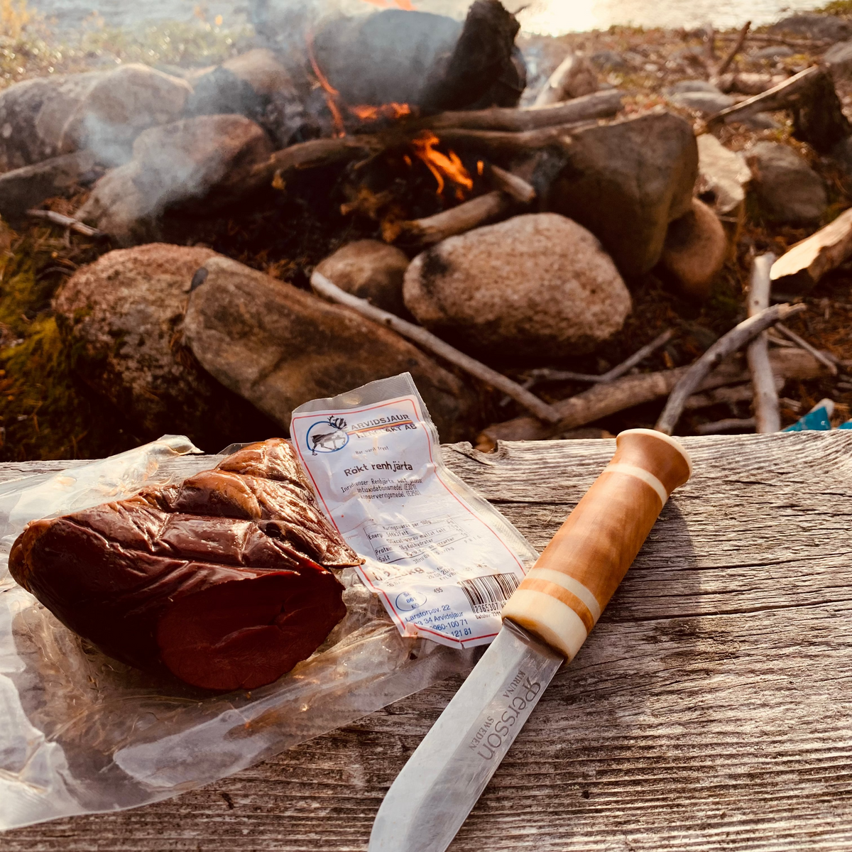 Varmrökt renhjärta från skogarna i Norrbotten 900g