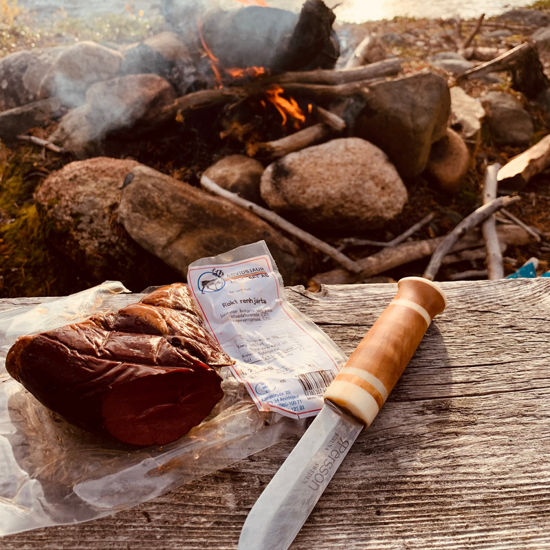 Varmrökt renhjärta från skogarna i Norrbotten 900g